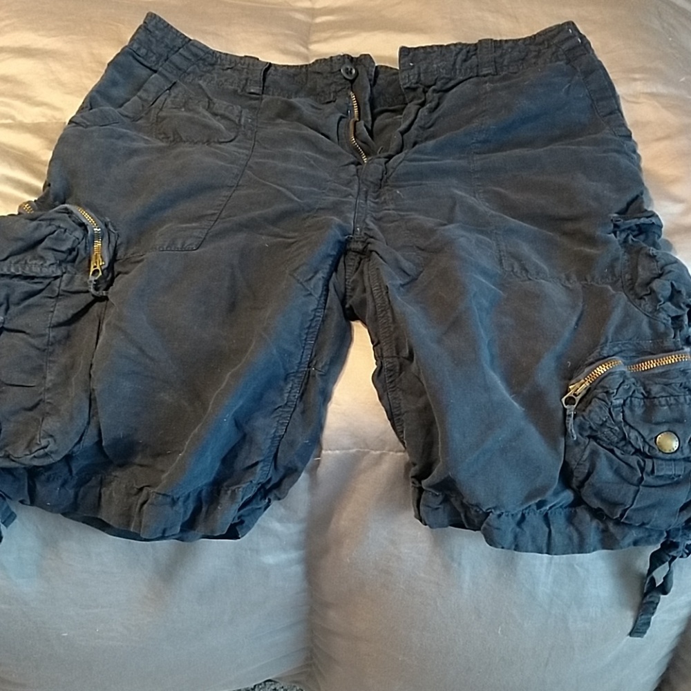Blue Ralph Lauren cargo shorts